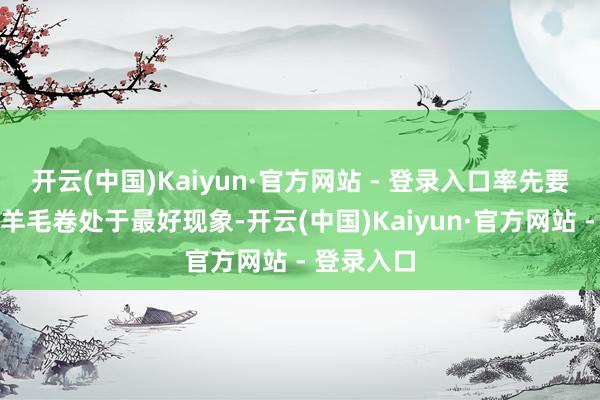 开云(中国)Kaiyun·官方网站 - 登录入口率先要确保你的羊毛卷处于最好现象-开云(中国)Kaiyun·官方网站 - 登录入口